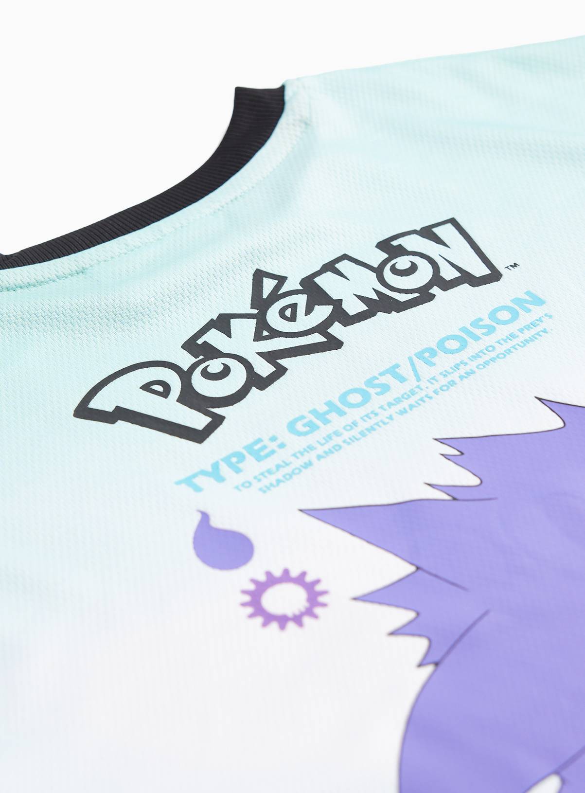Green Pokemon Gengar Print T-Shirt 8 years - Image 2